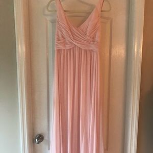 Davids bridal dress in petal pink